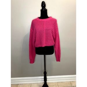 Wilfred Free Pink Cropped Sweater